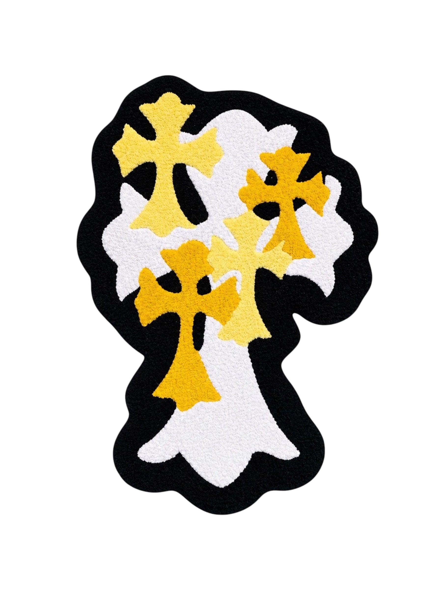 Yellow Cross Rug